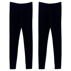 Playmall 兒童修身羅紋彈性內搭褲 2件組