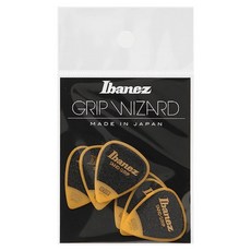 Ibanez Sand Grip 標準匹克 黃色 PPA14MSG-YE 6片, 1個