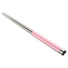 Bogen 方形雙色銀邊餐具筷, 1個, 單品, 粉紅色