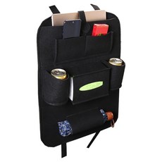 小麥購物 汽車椅背收納袋 C120, 1個, 黑色