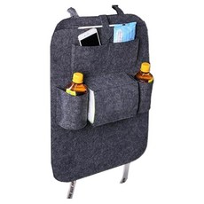 小麥購物 汽車椅背收納袋 C120, 1個, 深灰色