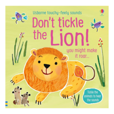 USBORNE KOREA Don't Tickle the Lion!硬頁觸摸聲音書 465g, 混和顏色