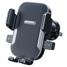 小麥購物 汽車吸盤式手機支架 出風口款 L2996, 1個, 黑色