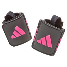 Adidas Fitness 健身護腕 2入, 1個, 黑色 + 粉紅色