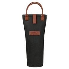 微笑露營野餐保冷酒袋 1格 11.5*37cm, 1個, 黑色