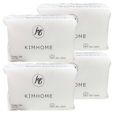 KIMHOME 洗臉巾 65g, 平紋款, 4個