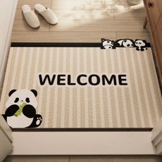 AFAMIC 艾法 萌寵WELCOME迎賓 歡迎光臨刮泥玄關腳踏墊 絲圈印花地墊