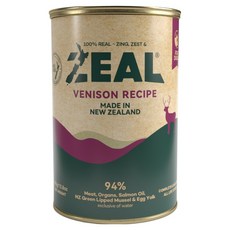 ZEAL 真致 全齡犬野牧無穀94%鮮肉主食狗罐, 野牧鹿, 390g, 1罐