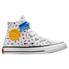 컨버스 아동용 척테일러 올스타 버블 스트랩 1V 이지 온 두들스 HI 운동화 A06316C