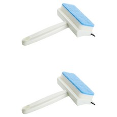 모던모어 2in1 창문 유리 스퀴지 청소솔, 2개, 화이트