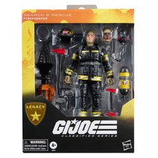 Hasbro 孩之寶 特種部隊精英系列 Legacy Firefighter 人物 G0964 6吋, 1套, 黑色 + 黃色