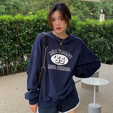 TANIZ 女款Lupen素色字母大學T恤