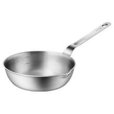 De Bois De Valante 無研磨劑 316不鏽鋼一體成型三層電磁爐平底鍋, 16cm, 1個