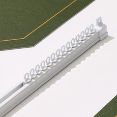 home de-reve 低噪音電著塗層窗簾軌道, 白色