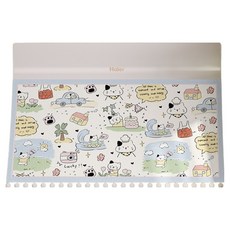 홈셀 동화나라 에어컨 바람막이 커튼 90 x 50 cm, 1개, 해피고양이