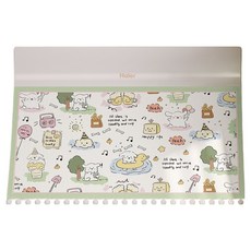 홈셀 동화나라 에어컨 바람막이 커튼 90 x 50 cm, 1개, 해피강아지