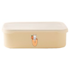 YCCT便當盒 兔子, 1個, 米色