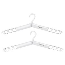 Handy Hanger 旅行便攜式曬衣架 2入, 01 白色
