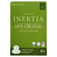 inertia The Perfection棉質蝶翼衛生棉, 84入, 1個, 中型