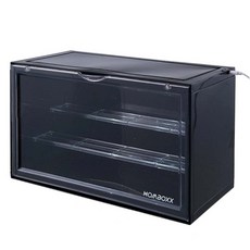 HOMBOXX 潮玩磁吸門展示盒 附燈 A-498-BK 黑色 3層, 1個