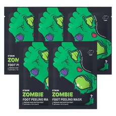오스킨 좀비 풋 마스크, 1매, 5개, 40g