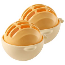 이거닷 便利洗衣球 8 x 8 x 7 cm, 2個, 黃色