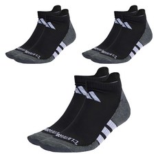 adidas 愛迪達 PRF T CC LOW 3P 腳踝襪 3雙組 JC6449, 黑色, 1套