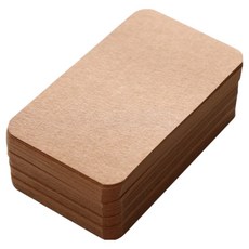 Eumes DIY素色名片, 100個, 牛皮紙