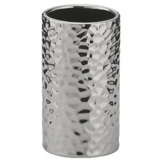 kela Sterling陶製漱口杯 240ml, 1個, 銀色