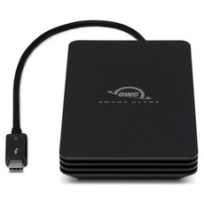 OWC Envoy Ultra 便攜式固態硬碟 Thunderbolt 5 80Gb/s OWCTB5ENVU, 2TB, 黑色