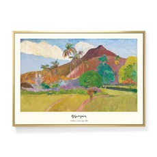 菠蘿選畫所 保羅・高更 塔希提風景 AVAR3445G, 金色