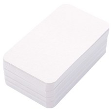 윰스 DIY 무지 명함, 화이트, 100개