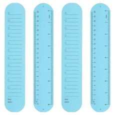 투데이리빙 간호사 손목 메모 팔찌, 블루, 1매, 4개