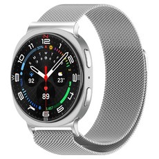 태블리스 갤럭시워치 스틸 메탈 마그네틱 스트랩 WBG-7250, 실버, 1개