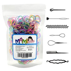 媽咪髮帶 髮圈 100g + 髮型造型7件組