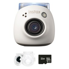 인스탁스 PAL 즉석카메라 밀키화이트 + 투명 케이스 + 32G 메모리 세트 FI026, 1세트