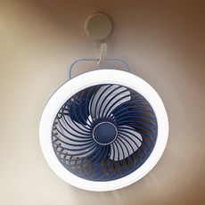 Well Life 悅生活 Best buy 立吊掛4合1遙控USB風扇, 2個, 藍色