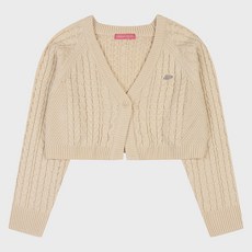 Wonderplace 女款 ORDINARY HOLIDAY 單釦短版針織衫 W7C24RJSC106