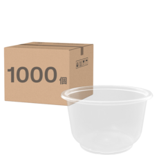 萬福 500PP射出透明碗, 20套, 50個裝