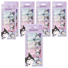 KUROMI 酷洛米 20週年版超迷你純水柔濕巾, 8包, 6袋