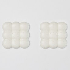 BetterFinger 陶瓷湯匙筷架, 白色, 2個