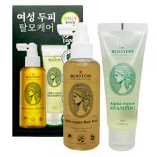 ROOTON 甦活植萃套組 洗髮精 70ml + 髮根噴霧 150ml, 1組