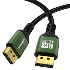 rorentech Dual Plus 8K V1.4 UHD 60HZ螢幕DP線, 1個, 3m