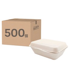 萬福 植纖連體自扣H盒 中 600ml, 500個裝, 1箱