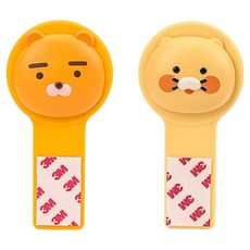 LiLFANT Kakao Friends 立體馬桶蓋衛生把手 2件組, 萊恩, 春植