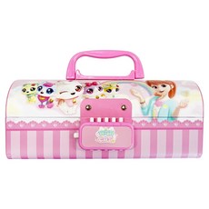 許願貓 雙層秘密手提紙盒鉛筆盒, 1個, 隨機出貨