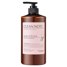 KERASYS Clean Note香水洗髮精 寶寶爽身粉香, 800ml, 1個