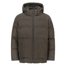 olzen 男款狩獵風鴨絨可拆卸連帽夾克 ZAD4FP1904