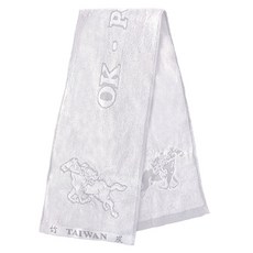 OK-PO-LO 好馬牌 台灣製造竹炭緹花運動毛巾 好馬 + 大佛, 1個, 顏色隨機