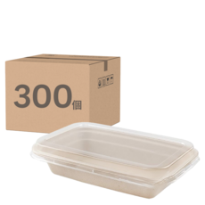 萬福 植纖單格長方餐盒 F 750ml, 50個裝, 6套